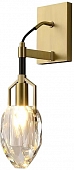 Бра Wall lamp 8960-1W brass/clear 