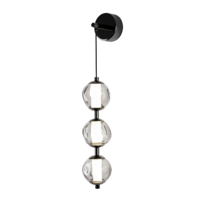 Бра OD2437 OB2437 pearl black/smoke