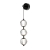 Бра OD2437 OB2437 pearl black/smoke