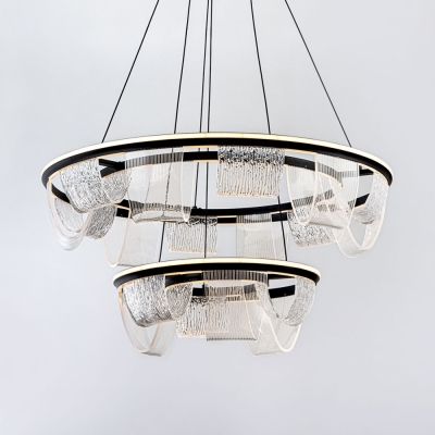 Подвесной светильник LED4U L7706-800-460 BK