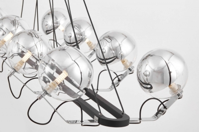 Подвесная люстра Marseo LDP 9110-8-PR BK+CHR