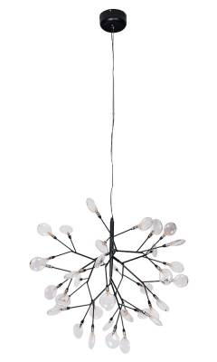 Подвесная люстра EVITA EVITA SP36 BLACK/TRANSPARENT