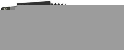 Соединитель гибкий  UBX-Q122 G24 BLACK 1 POLYBAG