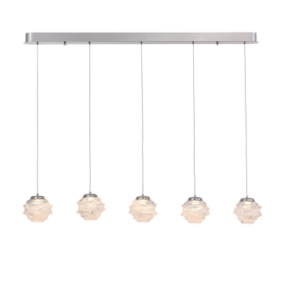 Подвесной светильник MD25030003 MD25030003-5B chrome/clear