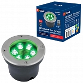 Встраиваемый светильник уличный  ULU-B11A-6W/GREEN IP67 GREY 