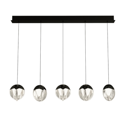 Подвесной светильник MD24001033 MD24001033-5B black/clear