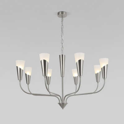 Подвесная люстра Rhyton 60167/8 никель