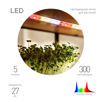 Светодиодная лента  FITO-Strip Light-Rа90-300LED-5m-12V-IP65