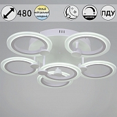 Потолочная люстра  09501-0.3-5+1 WH 