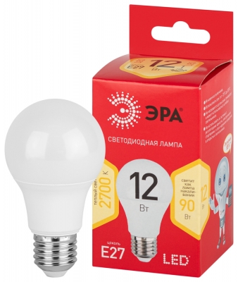Лампочка светодиодная  LED A60-12W-827-E27 R