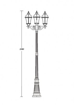Наземный фонарь  95209LB Gb