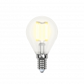 Лампочка светодиодная  LED-G45-6W/WW/E14/FR PLS02WH картон 