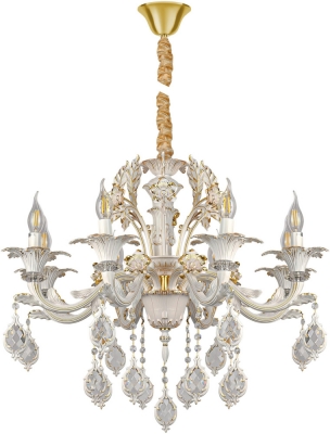 Подвесная люстра CLEOPATRA CLEOPATRA SP8 WH+GL