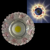 Точечный светильник  42064-9.0-001PL MR16+LED3W CL/PK 