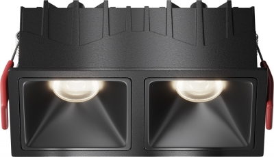 Точечный светильник Alfa LED DL043-02-10W4K-SQ-B-1