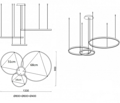 Подвесной светильник Лаура 08246,12PA