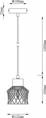 Подвесной светильник Averio 10174/1S White