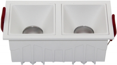 Точечный светильник Alfa LED DL043-02-10W3K-SQ-W