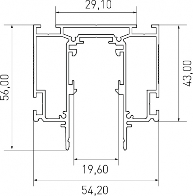 Шинопровод SY-LINK SY-LINK-IZI-2.5-BL