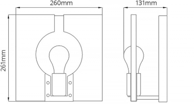 Бра Ludlow QN-LUDLOW1-PN