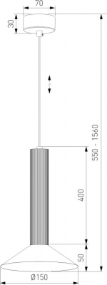 Подвесной светильник Fest 50315 LED