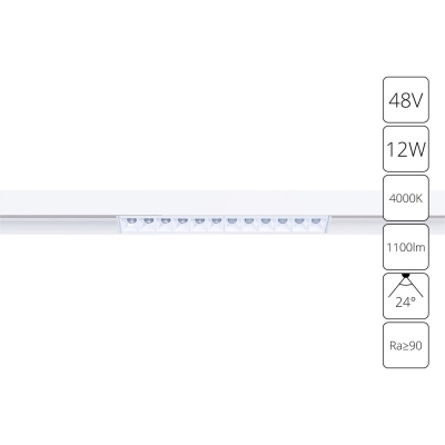 Трековый светильник Linea A4664PL-1WH