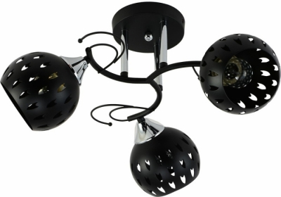 Потолочная люстра  01314-0.3-03 BK+CR