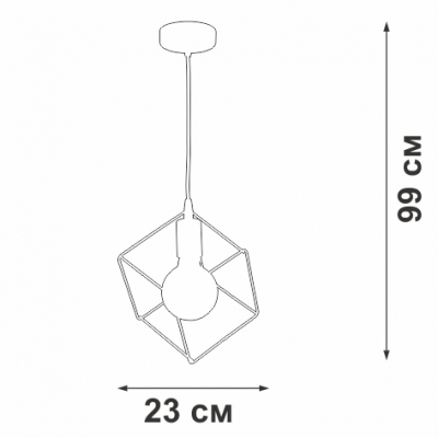 Подвесной светильник  V4557-1/1S