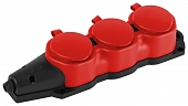 Розеточные блоки, удлинители  KX-3e-RED-IP44 