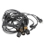 Гирлянда  UDL-K230 6/E27/5M IP54 BLACK BELT-LIGHT GREENHOUSE