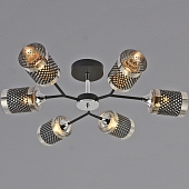 Потолочная люстра  01405-3.3-06B BK+CR 