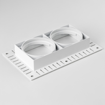 Рамка двойная квадратная встраиваемая Stella 075226-01