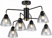 Потолочная люстра  MD.74318-6-S-BK+BR 