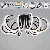 Потолочная люстра  74390-0.3-6+6 black 