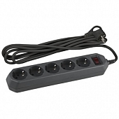 Розеточные блоки, удлинители  USF-5es-5m-B 