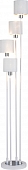 Торшер Denver 1109/4 White/Silver 