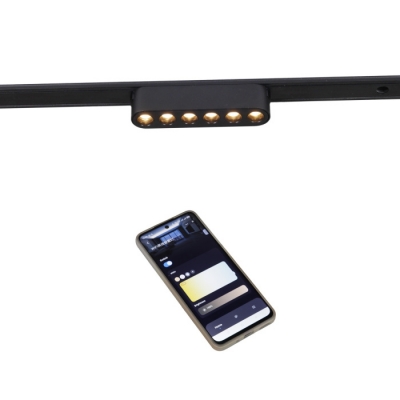 Трековый светильник  13002-9.3-001UR magnetic LED6W BK CCT+SMART