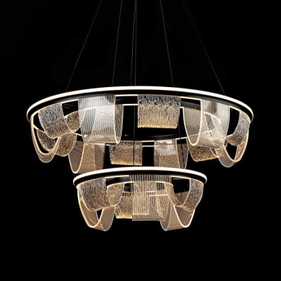 Подвесной светильник LED4U L7706-800-460 BK