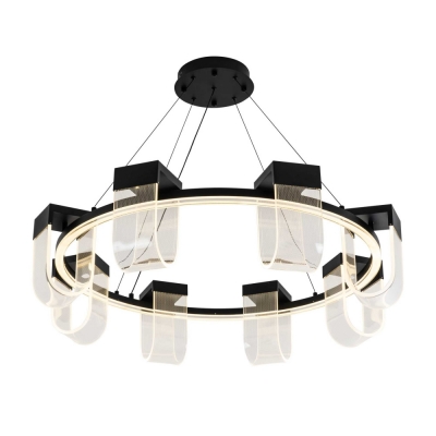 Подвесной светильник LED4U L7707-900 BK