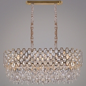 Подвесная люстра  00995-0.4-10L MX GD 