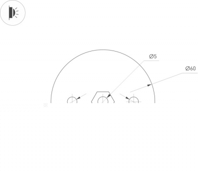 Настенный светильник PICASO 047347