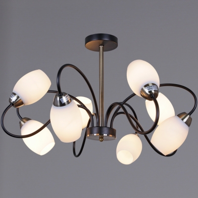 Потолочная люстра  01270-0.3-08B BK+AB