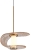 Подвесной светильник MD24020901 MD24020901-1A gold/cognac