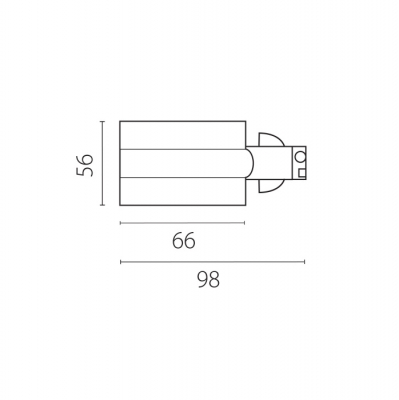 Питание боковое Quattro 503116-RPS