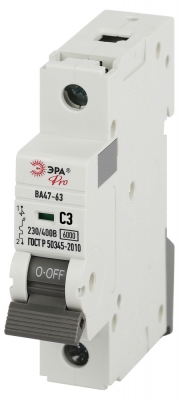 Автоматический выключатель  VA63-1P03C6