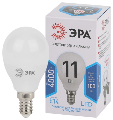 Лампочка светодиодная  LED P45-11W-840-E14
