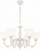 Подвесная люстра AM343837 347837/6 WT+SL 