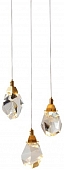 Подвесной светильник Crystal rock II 9701P/3R brass 