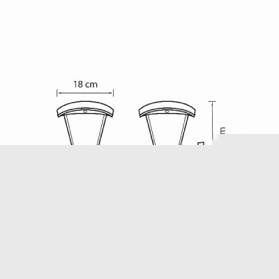 Настенный фонарь уличный Lampione 375670