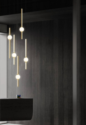 Подвесной светильник MD21001050 MD21001050-1A black/gold